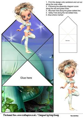 Flora Fairy Pop Up Spring Card