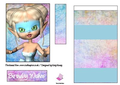 Jody Fairy Easel Card