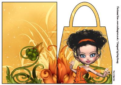 Lottie Fairy Handbag Card