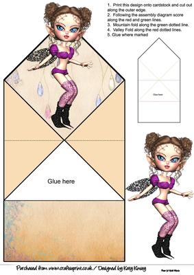 Melody Fairy Pop Up Spring Card