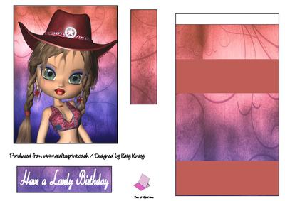 Dakota Easel Card