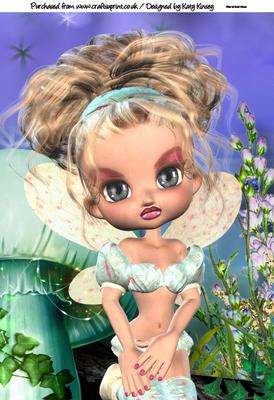 Flora Fairy A4 Topper