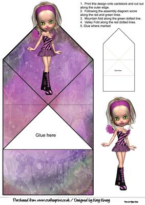 Michelle Fairy Pop Up Spring Card