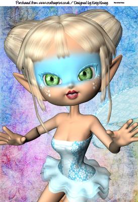 Jody Fairy A4 Card Topper