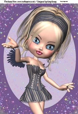 Roxanne Fairy A4 Card Topper