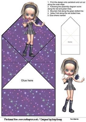 Roxanne Fairy Pop Up Spring Card