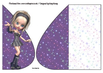 Roxanne Fairy Teardrop Card