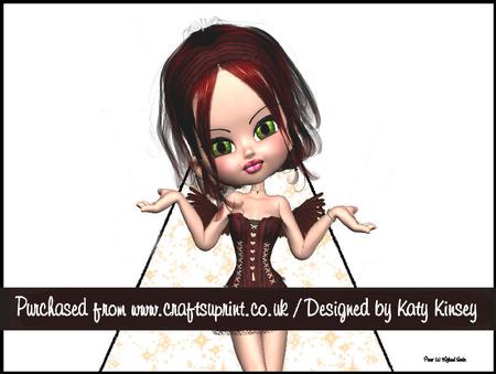 Aurelia Fairy 3D Stand Up Pyramid Card Kit
