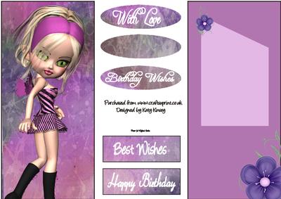 Michelle Fairy Dl Topper and Insert