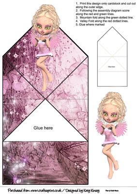 Sally Fairy Pop Up Spring Card