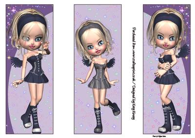 Roxanne Fairy Set of Three Bookmarks