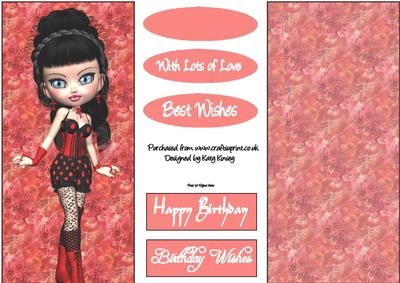 Bessie Dl Topper and Insert