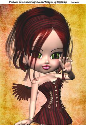 Aurelia Fairy A4 Card Topper
