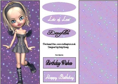 Roxanne Fairy Dl Topper and Insert