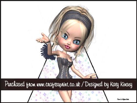 Roxanne Fairy 3D Stand Up Pyramid Card Kit