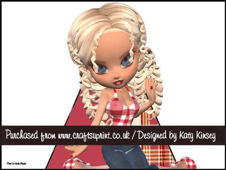 Jemima 3D Stand Up Pyramid Card Kit