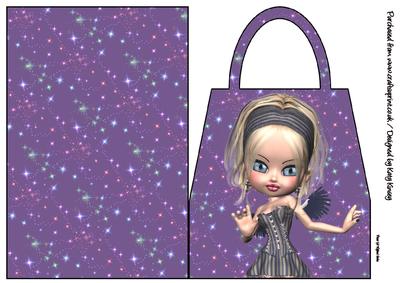 Roxanne Fairy Handbag Card