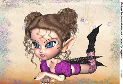Melody Fairy A4 Card Topper