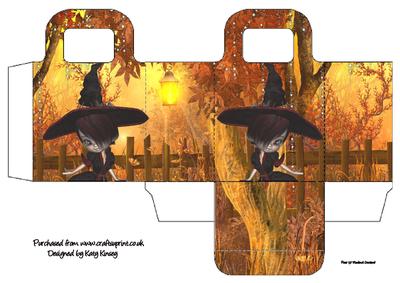 Maeveen Witch Halloween Gift Bag