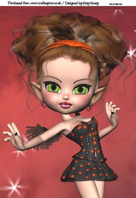 Clarissa Fairy A4 Card Topper