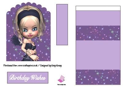 Roxanne Fairy Easel Card