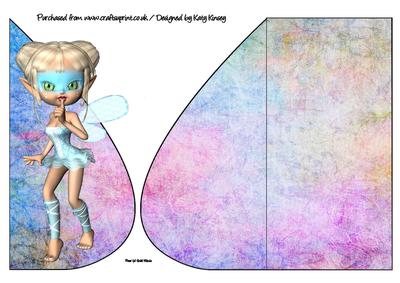 Jody Fairy Teardrop Card