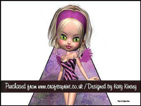 Michelle Fairy 3D Stand Up Pyramid Card Kit
