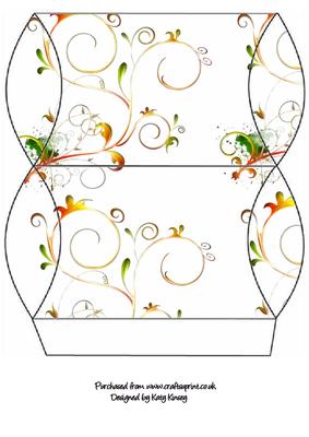 Swirly Girlie Pillow Gift Box