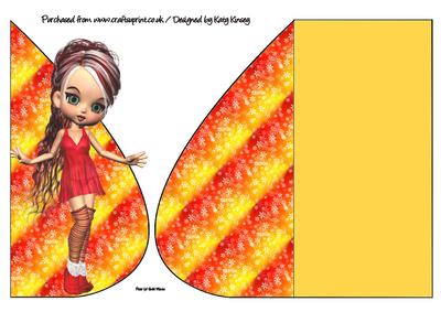 Robin Christmas Teardrop Card
