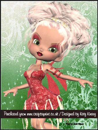 Gloria Christmas Fairy A4 Tunnel Card Kit