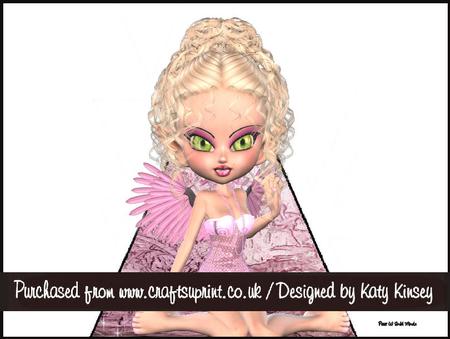 Sally Fairy 3D Stand Up Pyramid Card Kit