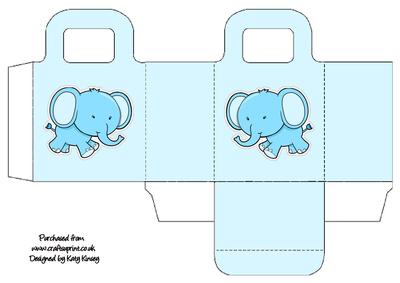 Cute Baby Elephant Gift Bag
