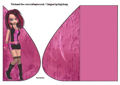 Elaine Teardrop Card