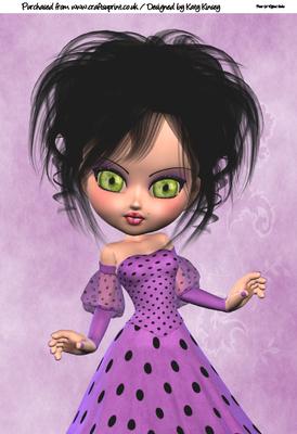 Prudence A4 Card Topper