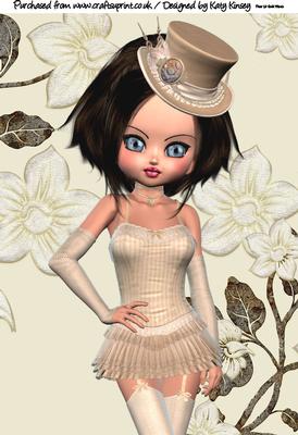 Edwina A4 Card Topper