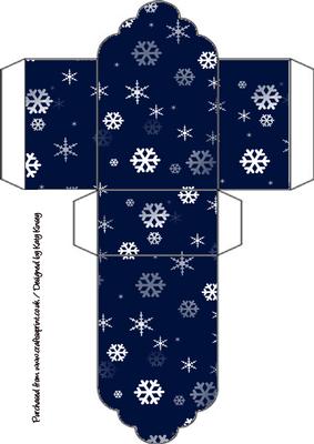 Snowy Night Tag Gift Box