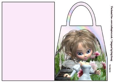 Mirella Fairy Handbag Card