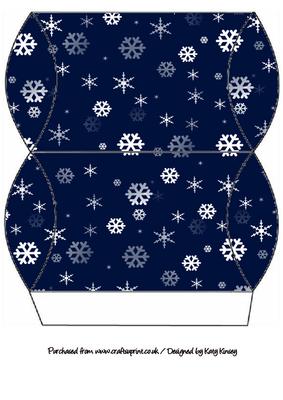 Snowy Night Pillow Gift Box
