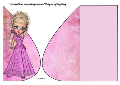 Sybille Teardrop Card