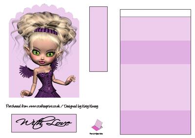 Rhiannon Fairy Easel Card