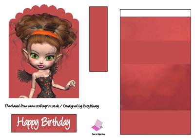 Clarissa Fairy Easel Card