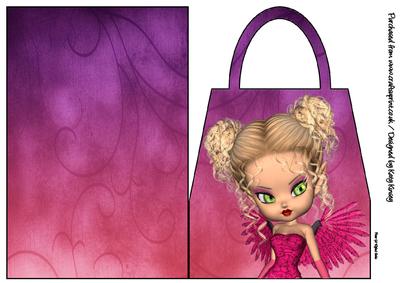 Rowena Fairy Handbag Card