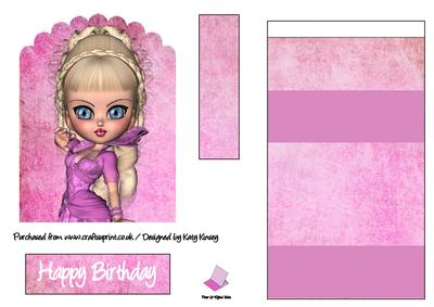 Sybille Easel Card