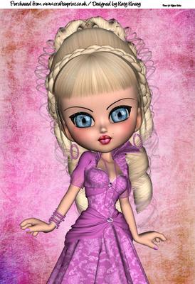 Sybille A4 Card Topper