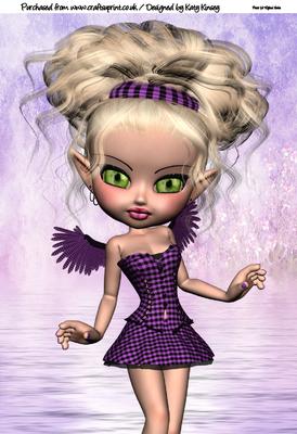 Rhiannon Fairy A4 Card Topper