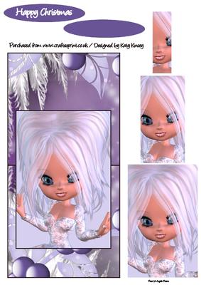 Jackie Frost Christmas Over the Edge Card