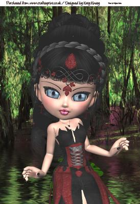 Artemis Goddess A4 Card Topper