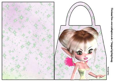 Tulia Fairy Handbag Card