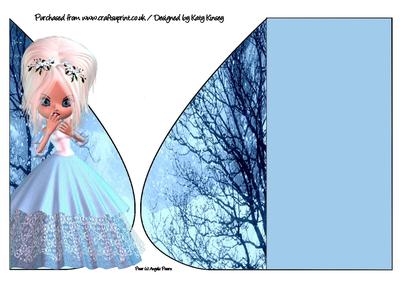 Princess Eira Teardrop Card