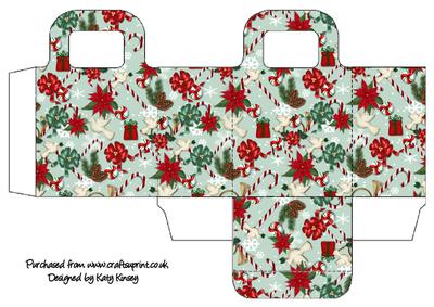 Christmas Jumble Gift Bag in Green